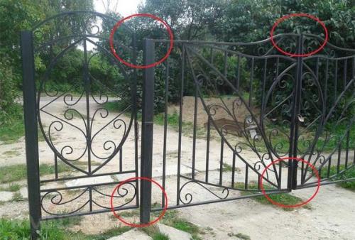 Калитка для забора из профильной трубы. Устройство