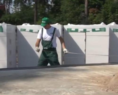 Кладка газобетона первый ряд. Как правильно вести кладку