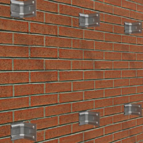 Обшивка дома металлическим сайдингом.  Выравнивающая система 04