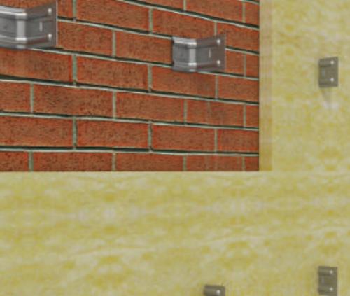 Обшивка дома металлическим сайдингом.  Выравнивающая система 05