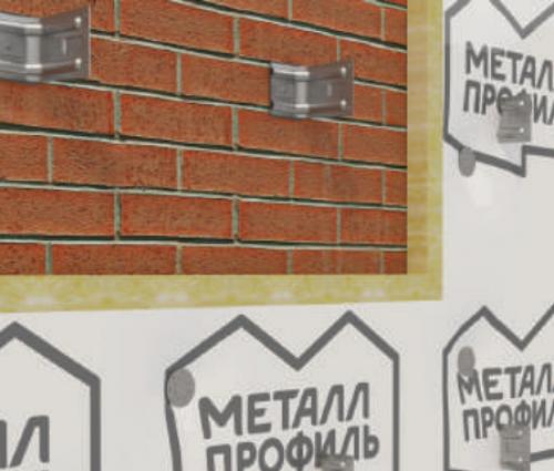 Обшивка дома металлическим сайдингом.  Выравнивающая система 06