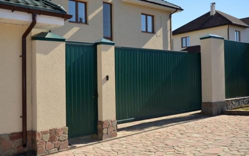 Как сделать красивые ворота из профнастила. Ворота из профнастила — 135 фото, как установить своими руками разные типы ворот