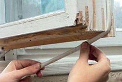 Как утеплить деревянные окна. №1. С чего начинается утепление деревянных окон? 06