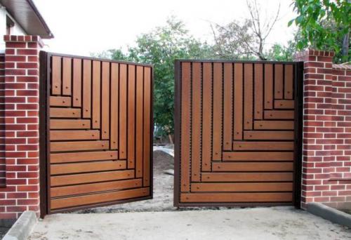 Красивые ворота своими руками. Ворота из дерева своими руками — схемы и чертежи для изготовления распашных, откатных и подъемных деревянных ворот + фото