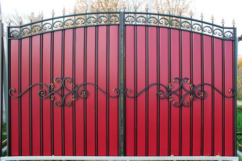 Как рассчитать бюджет для установки распашных ворот из профнастила 15 Как рассчитать бюджет для установки распашных ворот из профнастила 15