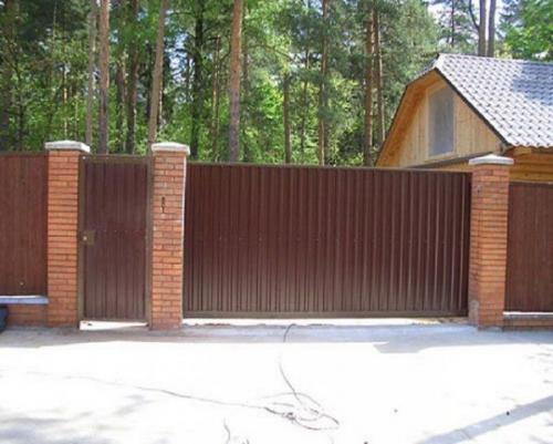 Какие преимущества имеет калитка из профнастила по сравнению с другими материалами. Какие калитки лучше — делаем выбор