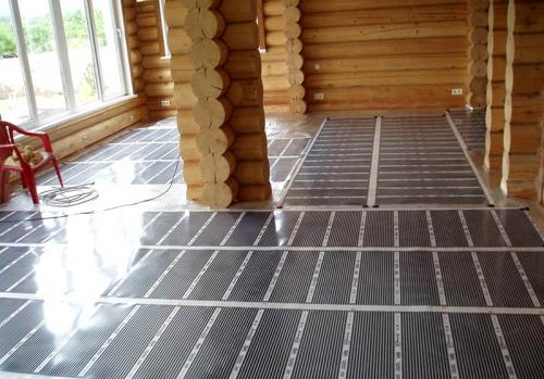 Теплый пол на даче на деревянный пол