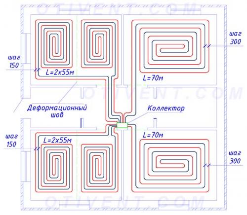 Теплый пол, как правильно сделать. Расчет и разработка схемы напольного отопления