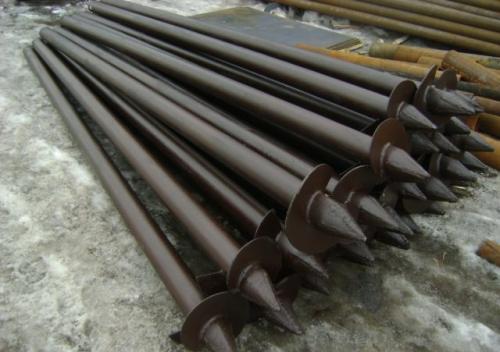 Как правильно монтировать винтовую сваю. Определение длины и диаметра сваи