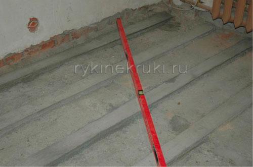 Как правильно сделать полы в квартире с нуля. Уро.  Как сделать пол своими руками в квартире