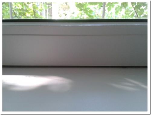 Холодный подоконник у пластикового окна. Почему подоконники у пластиковых окон холодные?