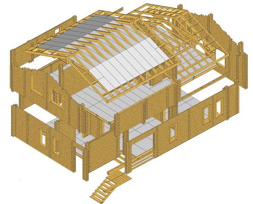 Спецификация каркасного дома. Чертежи каркасных домов