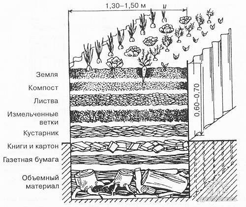 Быстрая теплая грядка. Что такое тёплая грядка