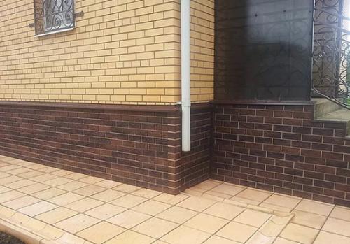 Цокольный сайдинг под кирпич. Особенности цокольного сайдинга под кирпич