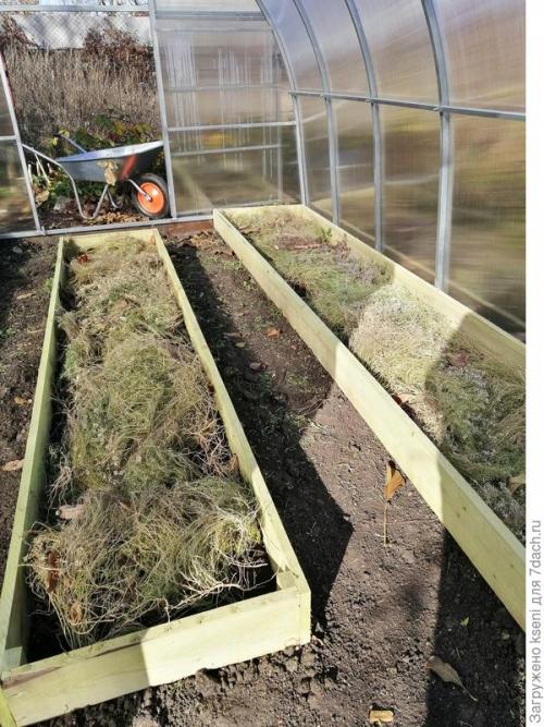 Готовим тёплую грядку с осени. Готовим сани летом, а грядки осенью!