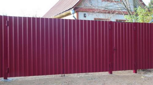 Ворота из профнастила своими руками чертеж. Установка ворот из профнастила своими руками