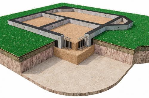 Как построить фундамент для каркасного дома. Какой выбрать фундамент под грунт