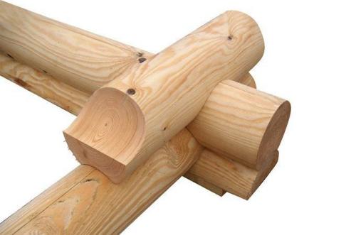 Как построить бревенчатый дом из неоцилиндрованного бревна. Сруб из неоцилиндрованного бревна 02