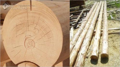 Дом из бревна своими руками. Оцилиндрованное или строганное (рубленое) бревно –, что лучше? 02 Дом из бревна своими руками. Оцилиндрованное или строганное (рубленое) бревно –, что лучше? 02
