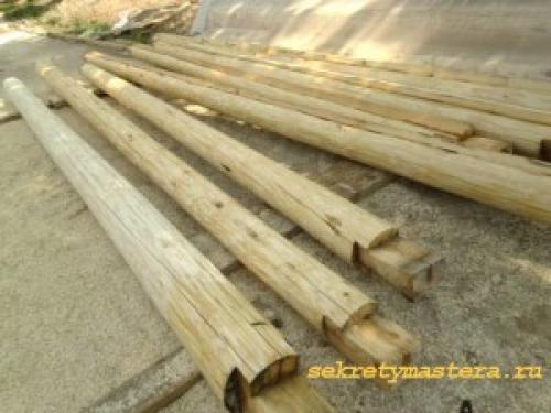 Как собрать сруб одному. Установка сруба