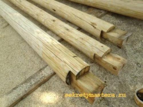 Как собрать сруб одному. Установка сруба