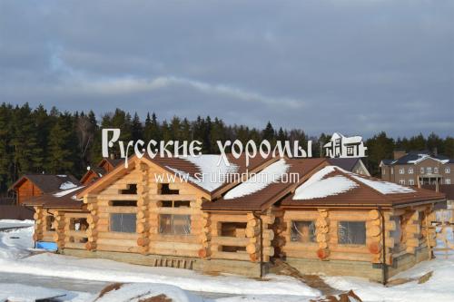 Дома из рубленного бревна в Московской области. Рубленные дома - сочетание вековых традиций и новых технологий 02