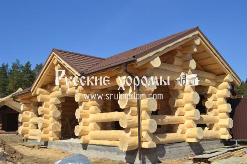Дома из рубленного бревна в Московской области. Рубленные дома - сочетание вековых традиций и новых технологий 05