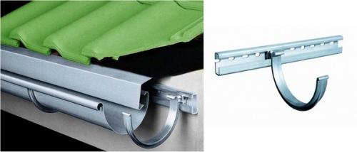 Установка водостоков на шиферной крыше. 8 способов установить водостоки, если крыша уже покрыта