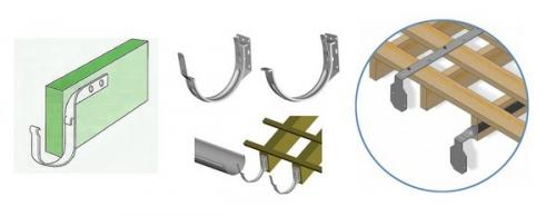 Установка водостоков на шиферной крыше. 8 способов установить водостоки, если крыша уже покрыта