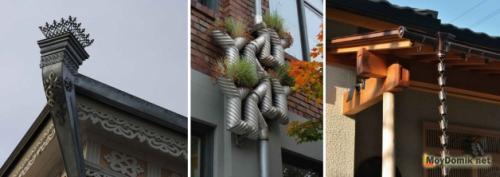 Как правильно установить водостоки на крыше. Правила и последовательность сборки желобов 14