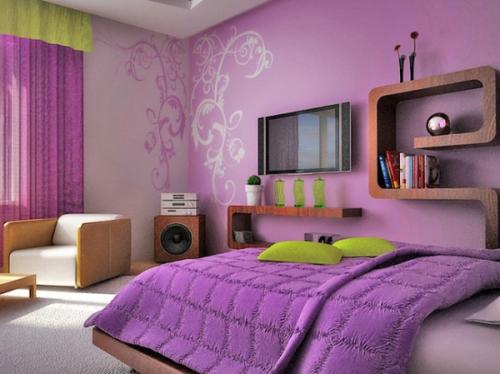 Как модно клеить обои в спальне. Подбор обоев двух цветов: изучаем правила