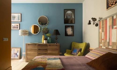 Светлые однотонные обои в спальню. Однотонные предпочтения