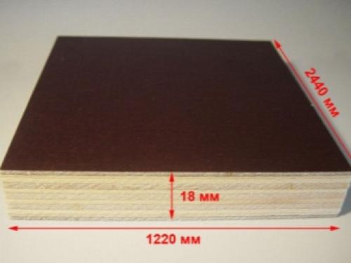 Ламинированная фанера для пола в доме. Размеры 01