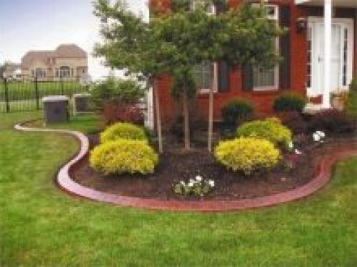 Красивый огород в частном доме. Озеленение