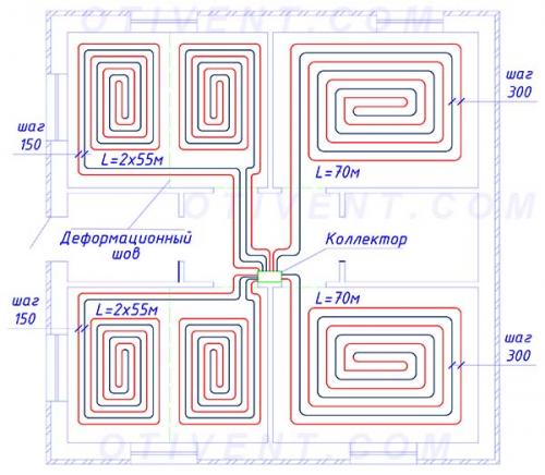 Теплый пол своими руками от а до я. Расчет и разработка схемы напольного отопления