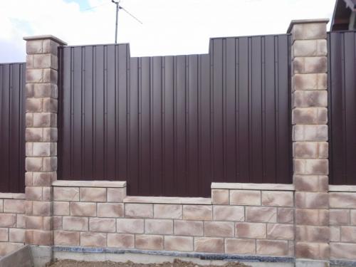 Заборы с воротами из профлиста. Завершающий этап 21