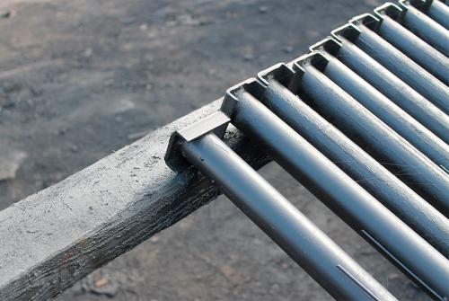 Заборы с воротами из профлиста. Завершающий этап 02