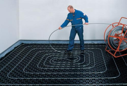 Теплый пол под плитку водяной. Виды труб и способы их укладки под плитку