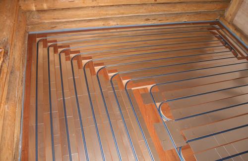 Теплый пол под плитку водяной. Виды труб и способы их укладки под плитку