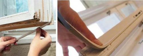 Материал для заклейки окон. Как закрыть щели между рамой и створками
