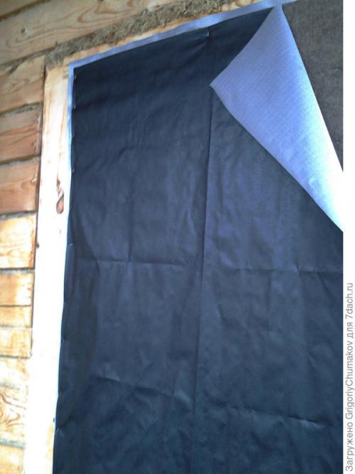 Почему важно утеплять входную деревянную дверь. Обивка, утепление входной Двери, или Холодает - пора утепляться