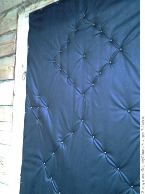 Почему важно утеплять входную деревянную дверь. Обивка, утепление входной Двери, или Холодает - пора утепляться