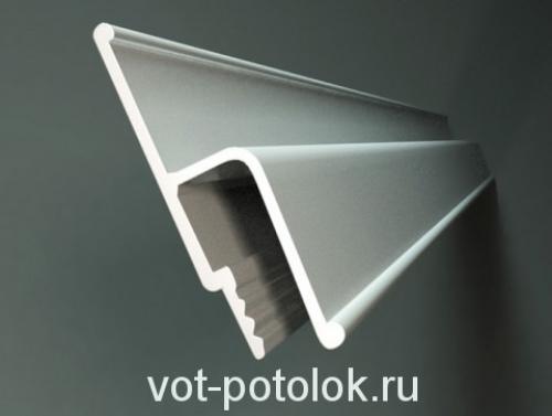 Крепление багета натяжного потолка к потолку. Виды профилей для натяжных потолков