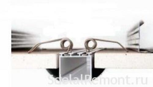 Профиль для парящего потолка из гипсокартона. Установка парящей линии с применением профессионального оборудования