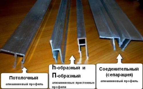 Каталог профилей для натяжных потолков. Багеты для натяжного потолка – материалы
