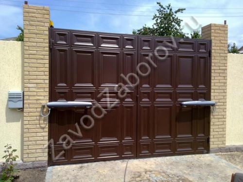 Эконом-вариант: распашные ворота на загородный участок своими руками 01 Эконом-вариант: распашные ворота на загородный участок своими руками 01